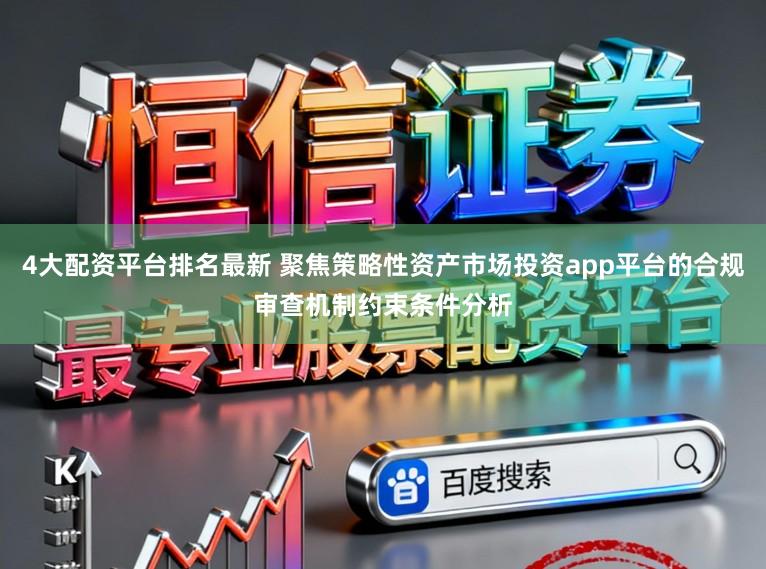 4大配资平台排名最新 聚焦策略性资产市场投资app平台的合规审查机制约束条件分析